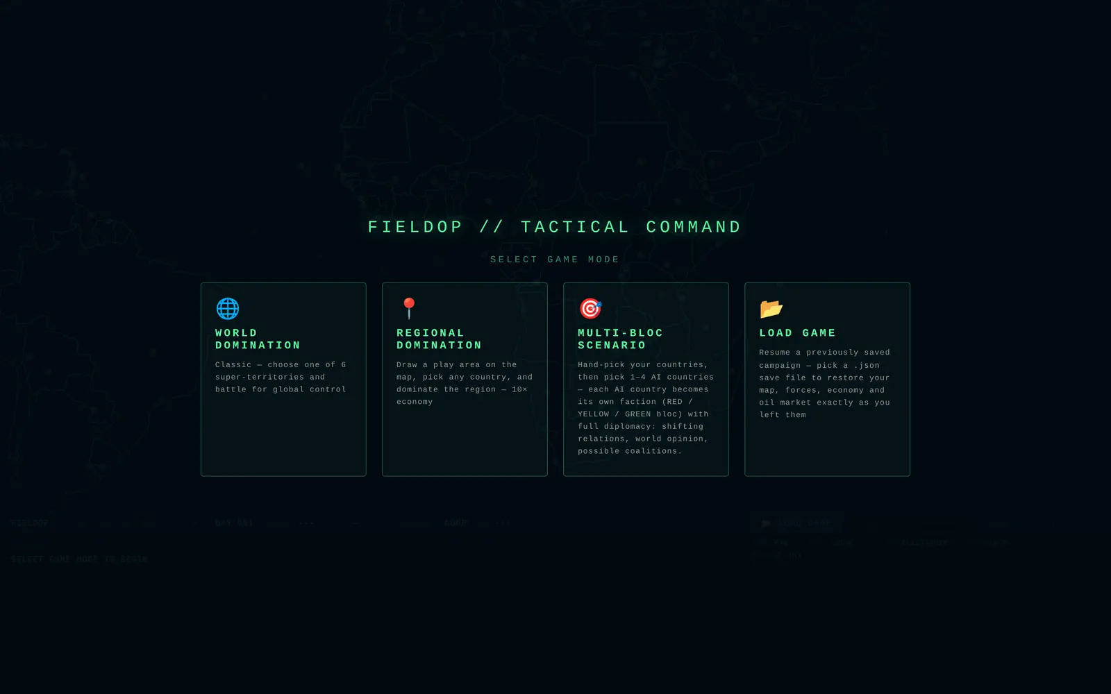 FieldOp strategy game screenshot