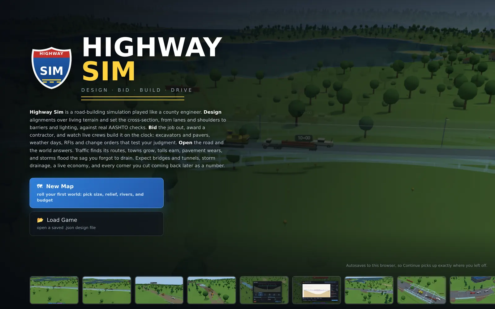 Highway Sim screenshot